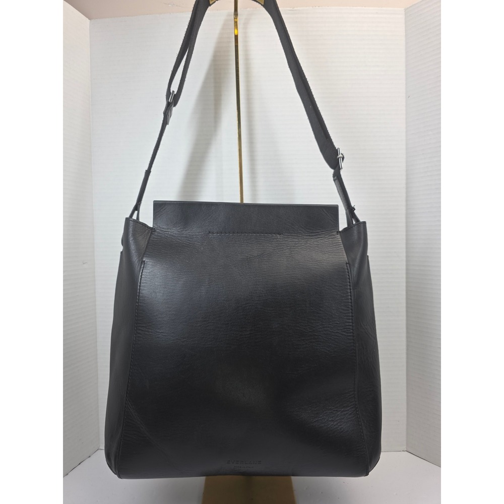 Everlane Form‎ Bag Black Italian Leather Crossbody Shoulder Bag Made in Italy